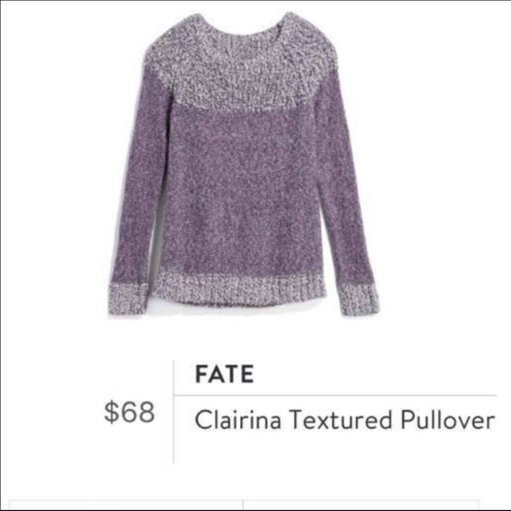 Stitch fix FATE textured sweater
